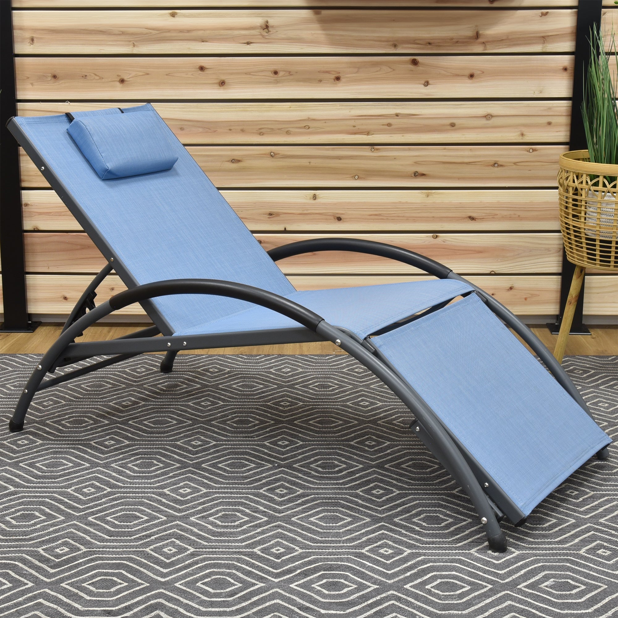 Dockside Sun Lounger - Aluminum Cape Cod