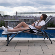 Dockside Phifer® & Aluminum Sun Lounger - Haven