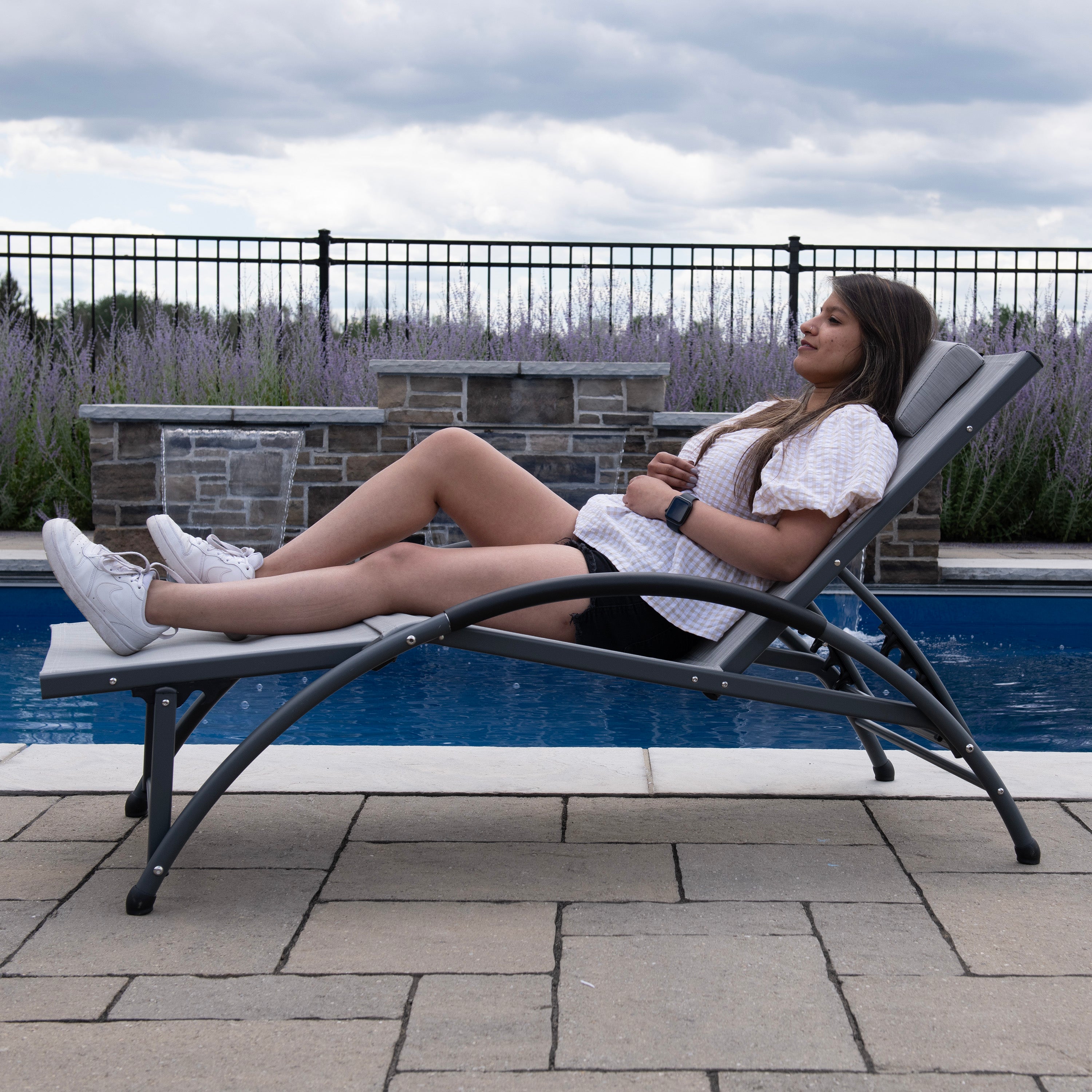 Dockside Phifer® & Aluminum Sun Lounger - Haven