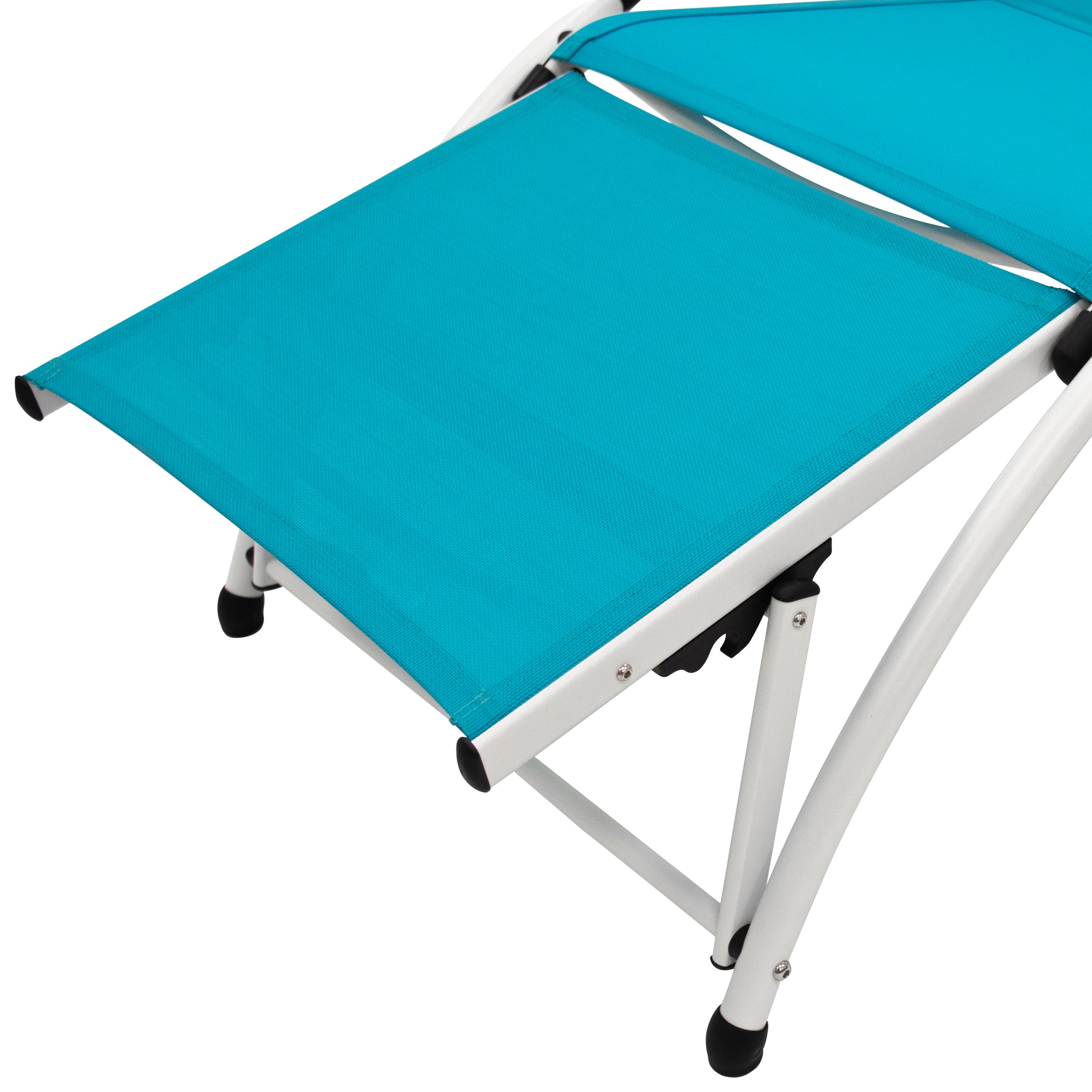 Dockside Sun Lounger - Aluminum True Turquoise