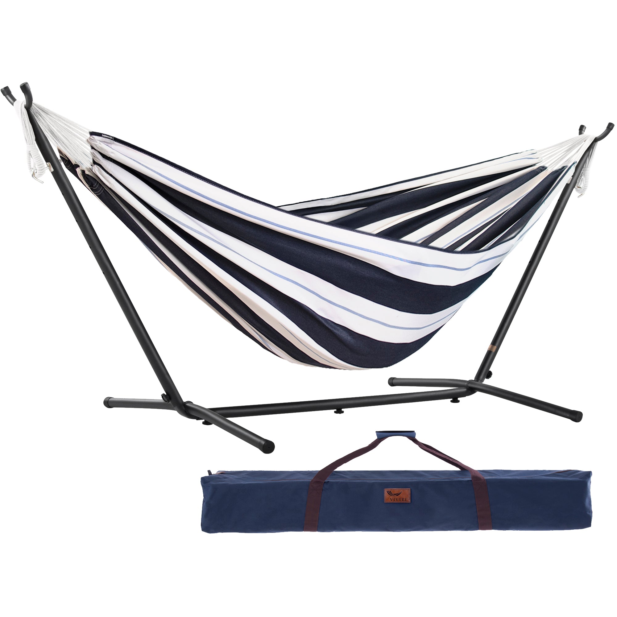 Double Sunbrella® Hammock with Stand (280cm) - Harbor