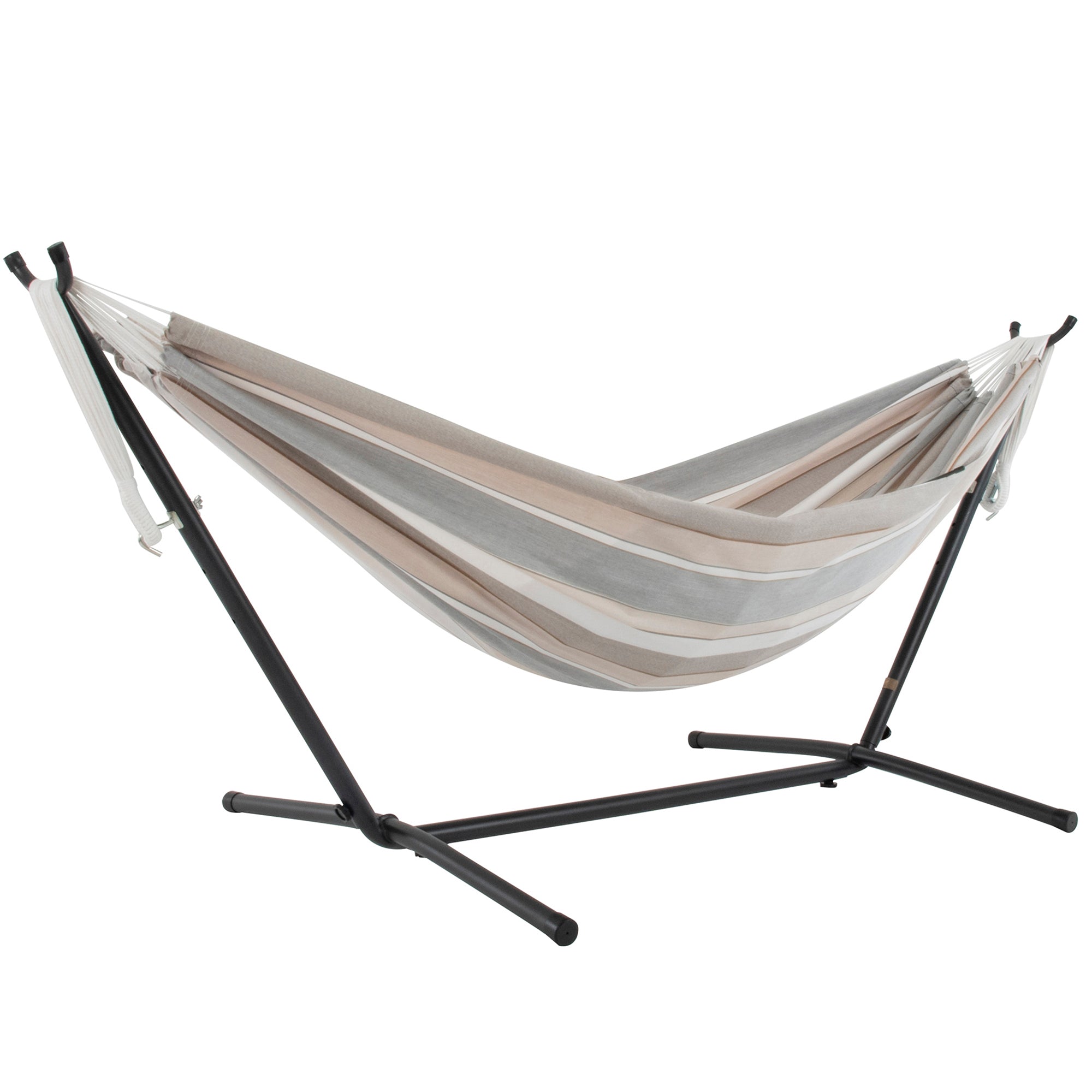 Double Sunbrella® Hammock with Stand (280cm) - Dove