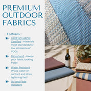 Coral Springs Phifer® & Aluminum Lounger Set (3pc) - Grey on Matte Black