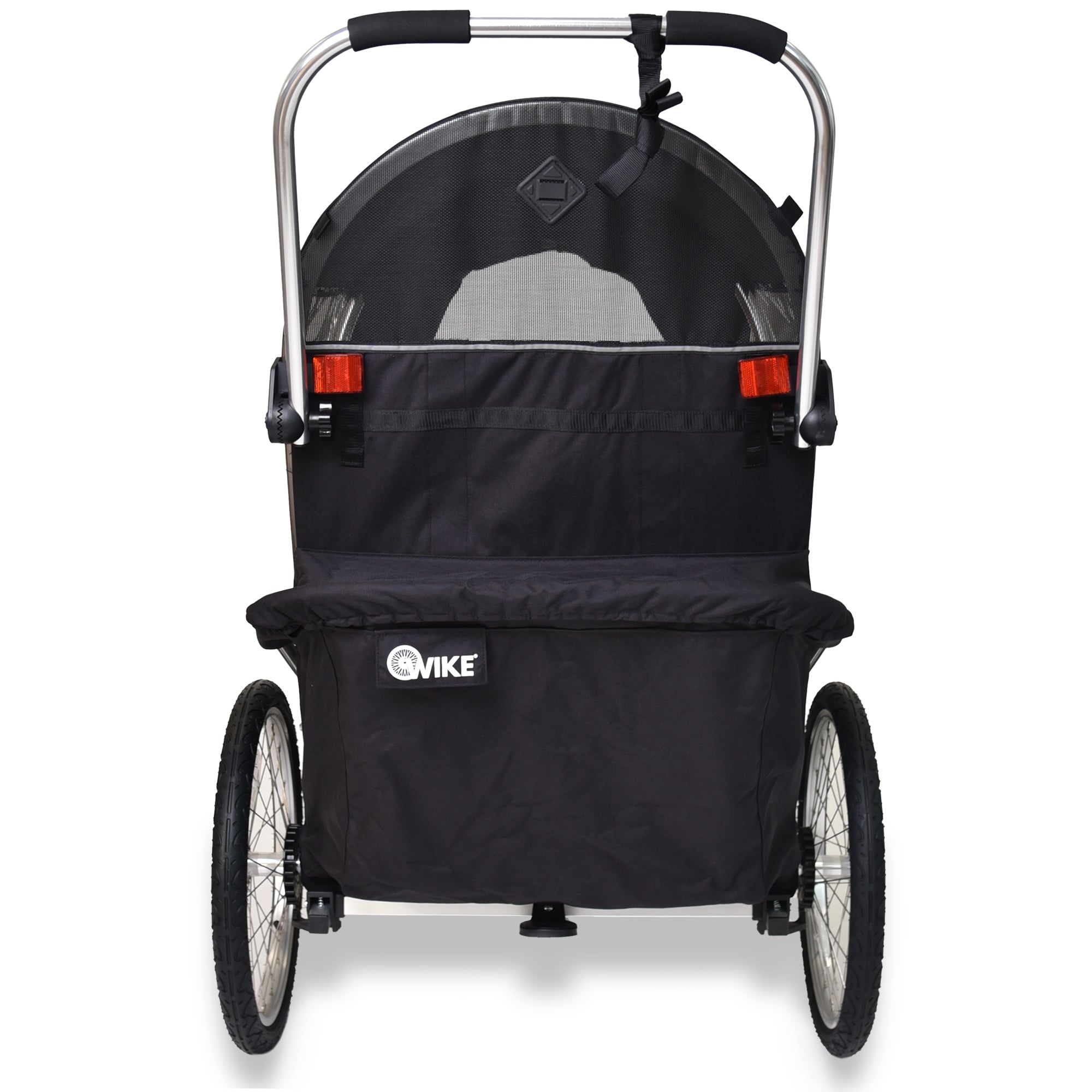 Wike Special Needs Large Bike Trailer BLACK includes Stroller Jogging Kit